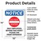 Signmission Only Employees Beyond OSHA Notice Sign, Plastic, 10in W x 14in L, 2PK OS-2PACK-NS-P-1014-V-16994 - alternate 3